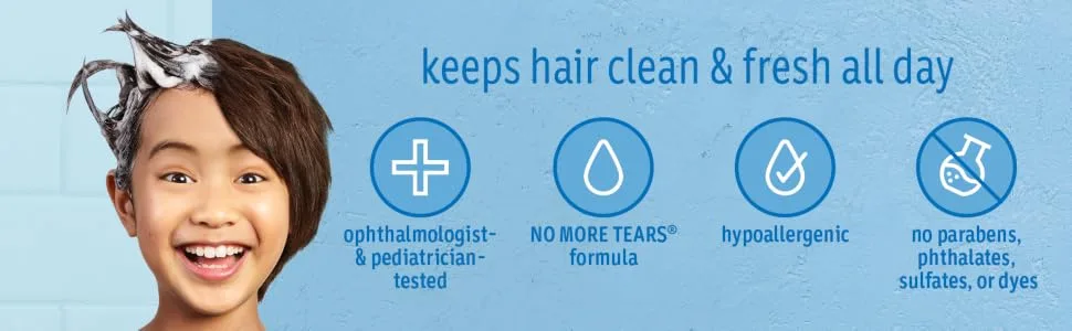Johnson's Baby Kids Clean & Fresh Shampoo & Body Wash 13.6 fl oz (400 ml) - Johnson