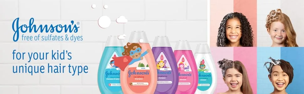Johnson's Baby Kids Curl Defining Shampoo 13.6 fl oz (400 ml) - Johnson