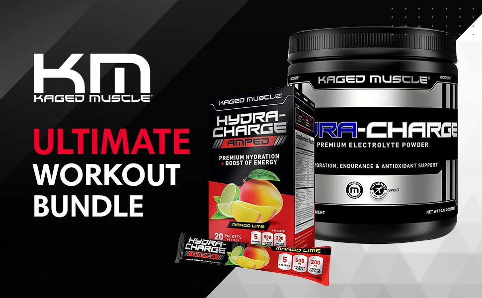 Kaged Muscle Hydra-Charge Fruit Punch 9.95 oz (282 g) - Bundle