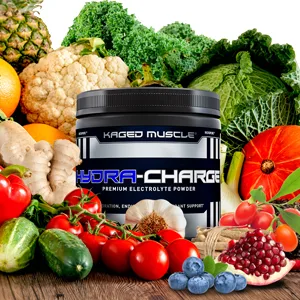 Kaged Muscle Hydra-Charge Premium Electrolyte Powder Pink Lemonade 9.73 oz (276 g) - hydration electrolytes powder electrolyte hydrate antioxidant support drink