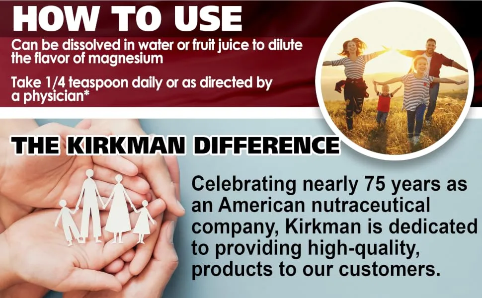 Kirkman Labs Buffered Vitamin C Powder Unflavored 7 oz (198.5 g) - product information 4