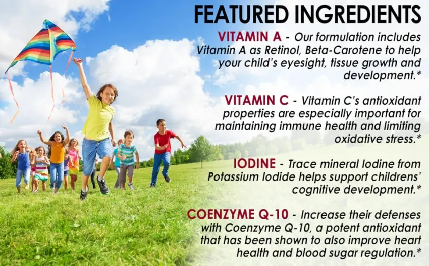 Kirkman Labs Children's Multi-Vitamin Mineral 120 Capsules - product information 5