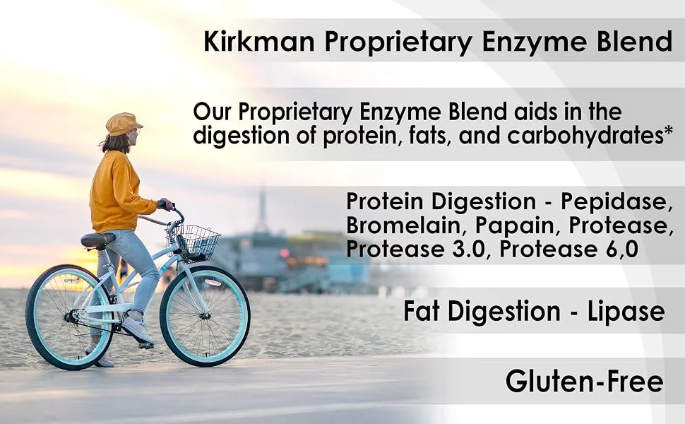 Kirkman Labs Enzyme Complete With DPP-IV 120 Capsules - kirkman