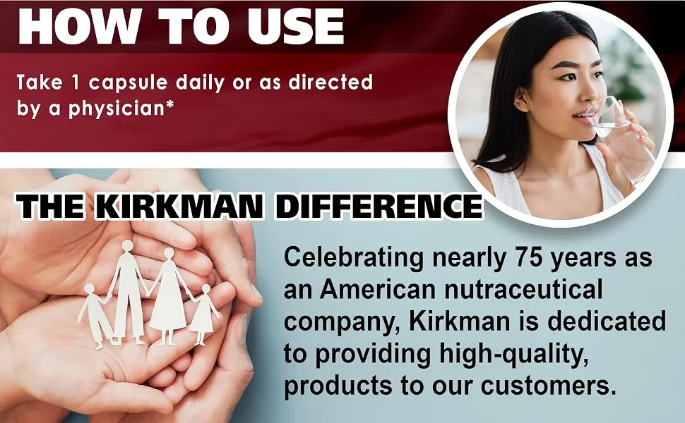 Kirkman Labs GABA 250 mg 150 Capsules - product information 4