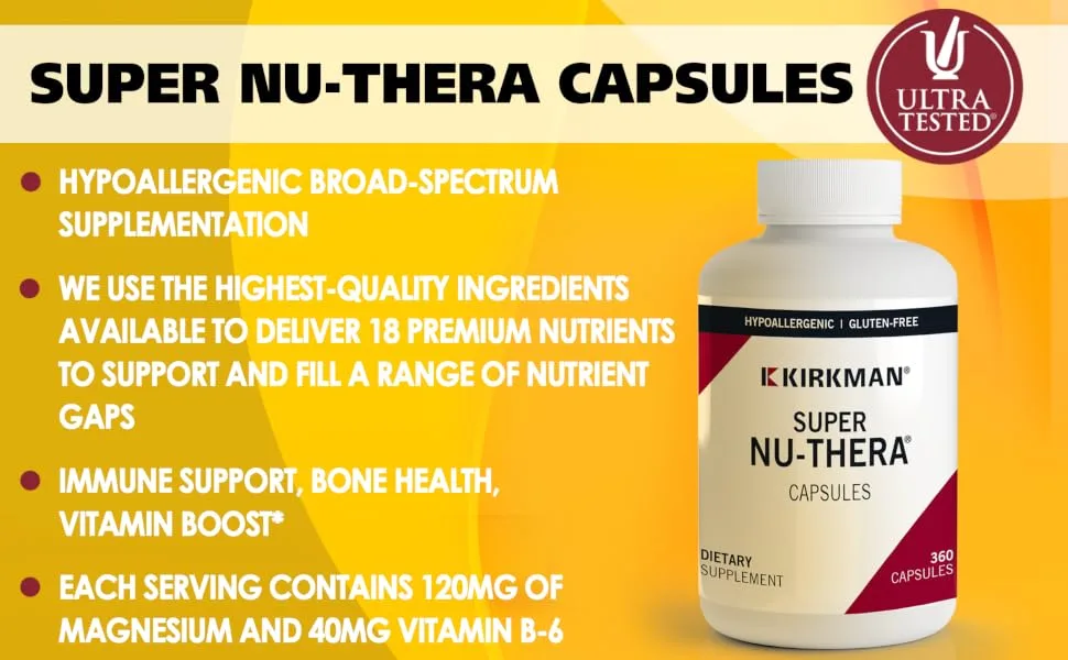 Kirkman Labs Super Nu-Thera 360 Capsules - product information 4
