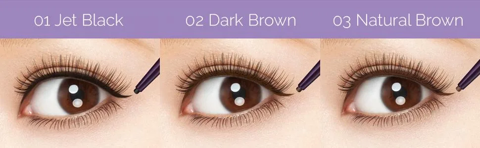 KissMe Heroine Make Long Stay Sharp Gel Liner Super Waterproof #02 Dark Brown 0.002 oz (0.07 g) - colors