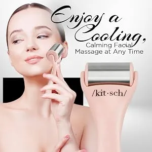 Kitsch Ice Roller 1 Piece - Ergonomic, Lightweight Design