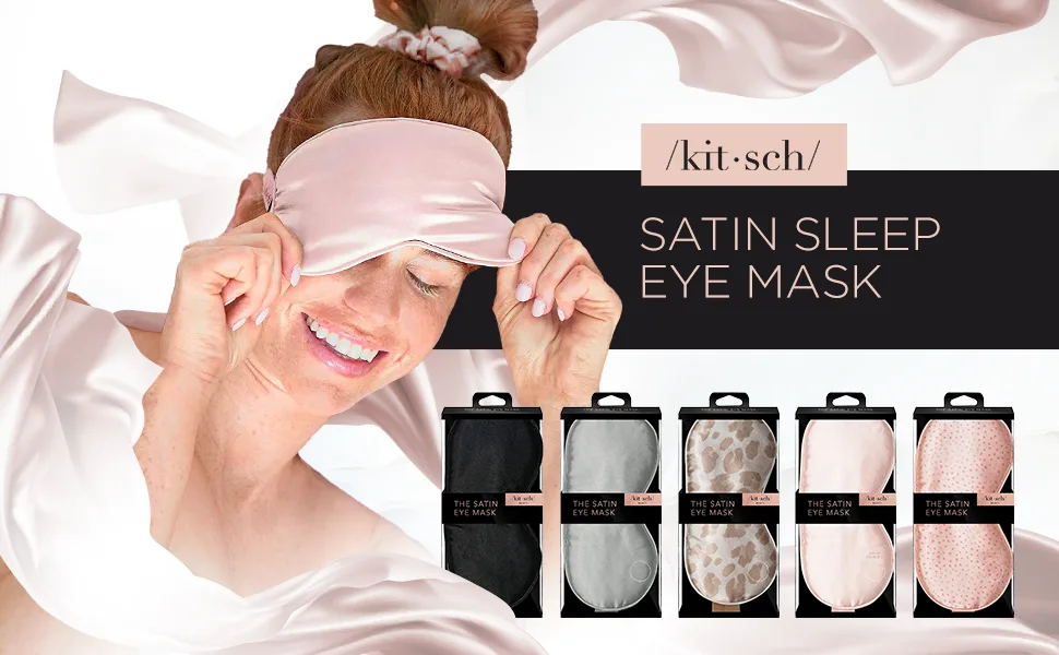 Kitsch Satin Eye Mask Leopard 1 Eye Mask - product information 1