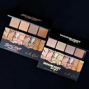L.A. Girl Blushed Babe Blush Palette 0.14 oz (4 g) Each - highlight palette