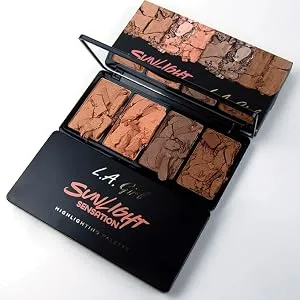 L.A. Girl Blushed Babe Blush Palette 0.14 oz (4 g) Each - sunlight sensation