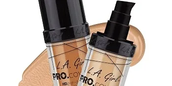 L.A. Girl Pro Coverage HD Foundation Natural 0.95 fl oz (28 ml) - foundation bottle with pump