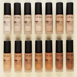 L.A. Girl Pro Matte HD Foundation Medium Beige 1 fl oz (30 ml) - pro matte foundation