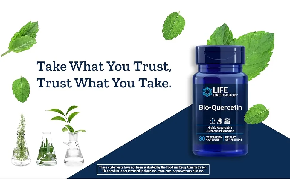 Life Extension Bio-Quercetin 30 Vegetarian Capsules - life extension
