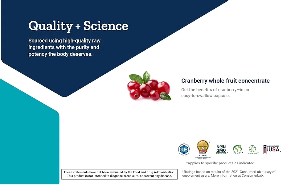 Life Extension Cran-Max Cranberry Whole Fruit Concentrate 500 mg 60 Vegetarian Capsules - life extension