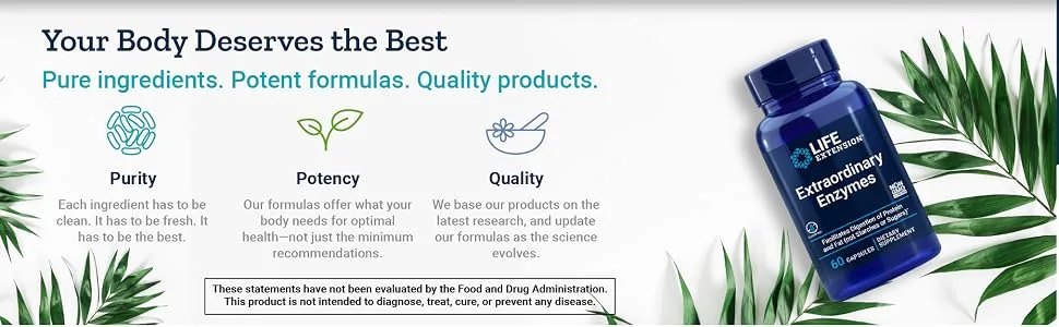 Life Extension Extraordinary Enzymes 60 Capsules - life extension