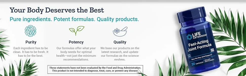 Life Extension Fast-Acting Joint Formula 30 Capsules - life extension