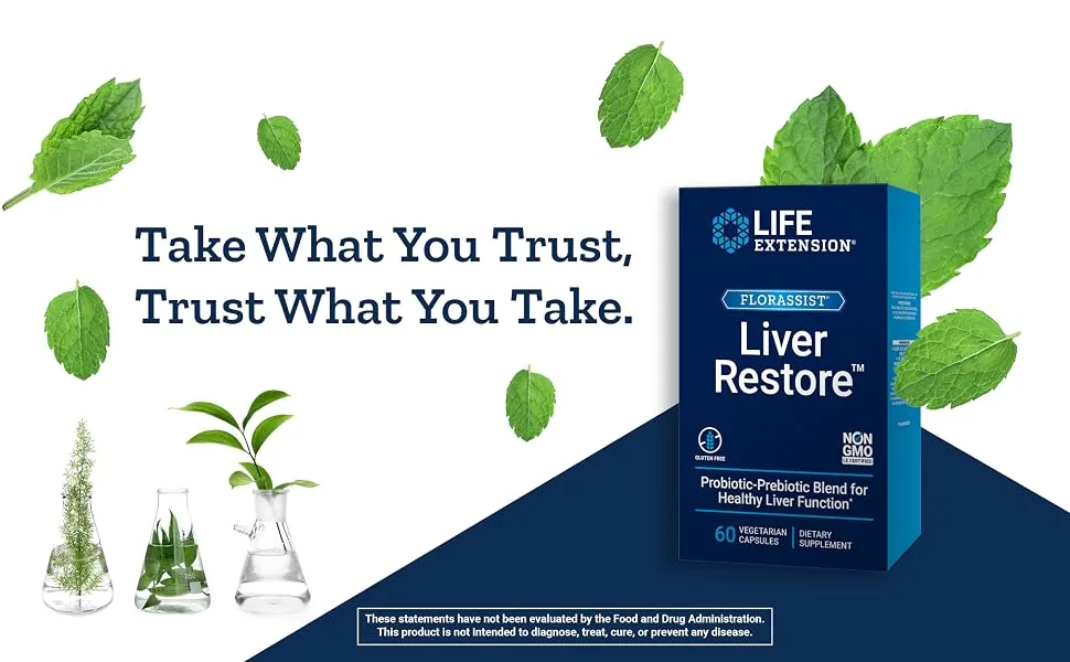Life Extension FLORASSIST Liver Restore 60 Capsules - life extension