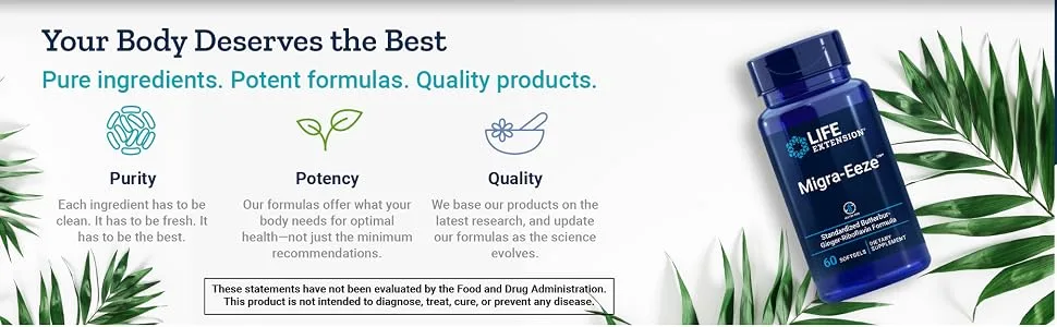 Life Extension Migra-Eeze 60 Softgels - life extension