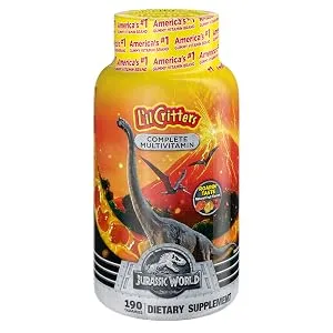 L'il Critters Complete Multivitamin Gummies Jurassic World Natural Fruit Flavors 190 Gummies - product information 2