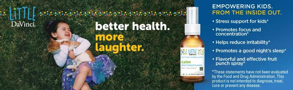 Little DaVinci Calm Liquid Fruit Punch 1 fl oz (30 ml) - Calm