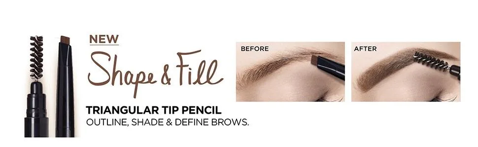 L'Oreal Brow Stylist Shape & Fill 400 Blonde .008 oz (250 mg) - product information 1