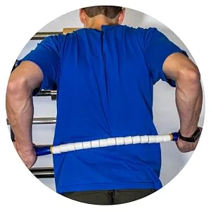 Massage Stick 24" Handheld Spindle Massage Roller - Full Body Muscle Recovery & Myofascial Release (Large - 24" Massage Stick) - Massage Roller, The Stick, Stick Roller, Rolling Stick, Tiger Tail, Massage Tool, Muscle Roller