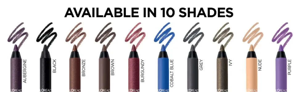 L'Oreal Infallible Pro-Last Waterproof Pencil Eyeliner 930 Black 0.042 fl oz (1.2 g) - pro last eyeliner