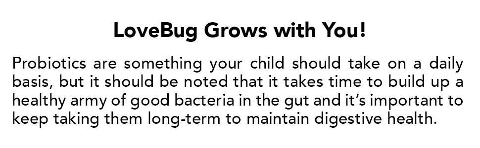 LoveBug Probiotics Baby Probiotics Tiny Tummies Daily Probiotic + Prebiotic 6-12 Mo. 4 Billion CFU 30 Single Stick Packs 0.05 oz (1.5 g) - Lovebug Organic Probiotic Infants Babies Colic Reflux Diarrhea Constipation Gas Liquid Drops