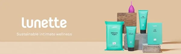 Lunette Menstrual Cup - Clear - Model 2 for normal or heavy bleeding - Lunette Sustainable intimate wellness