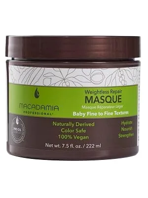 Macadamia Professional Weightless Repair Masque Baby Fine to Fine Textures  7.5 fl oz (222 ml) - WR Masque