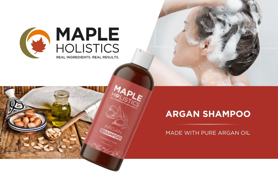 Maple Holistics Argan Special Formula Shampoo 16 oz (473 ml) - Argan Shampoo