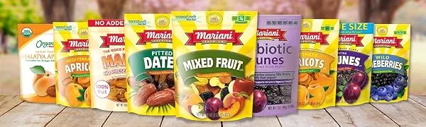 Mariani Dried Fruit Premium Pitted Prunes 18 oz (510 g) - Mariani Dried Fruit
