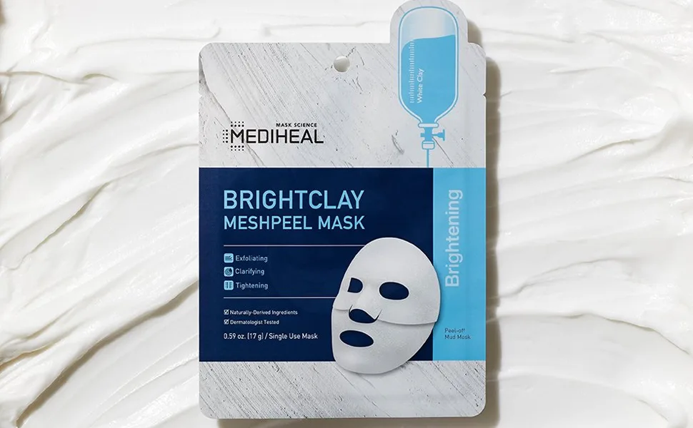 Mediheal Brightclay Meshpeel Mask 5 Sheets 0.59 oz (17 g) Each - product information 2