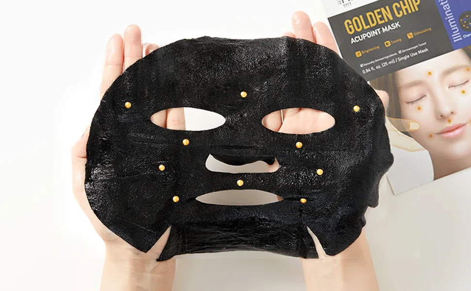 Mediheal Golden Chip Acupoint Beauty Mask 5 Sheets 0.84 fl oz (25 ml) Each - product information 2
