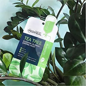 Mediheal Tea Tree Essential Blemish Control Beauty Mask 5 Sheets 0.81 fl oz (24 ml) Each - product information 3