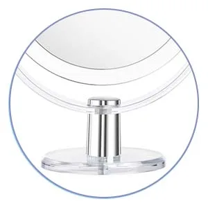 CLSEVXY Vanity Mirror Makeup Mirror with Stand - desk mirror