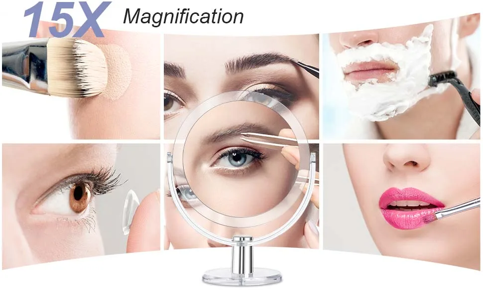 CLSEVXY Vanity Mirror Makeup Mirror with Stand - make up mirror