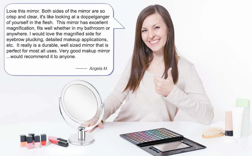 CLSEVXY Vanity Mirror Makeup Mirror with Stand - vanity mirror
