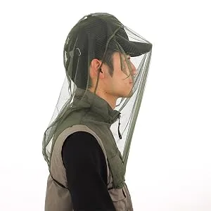 Mosquito Head Net Face - Black - product information 10