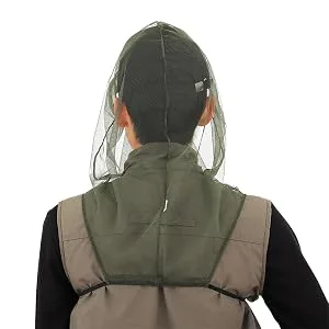 Mosquito Head Net Face - Black - product information 11
