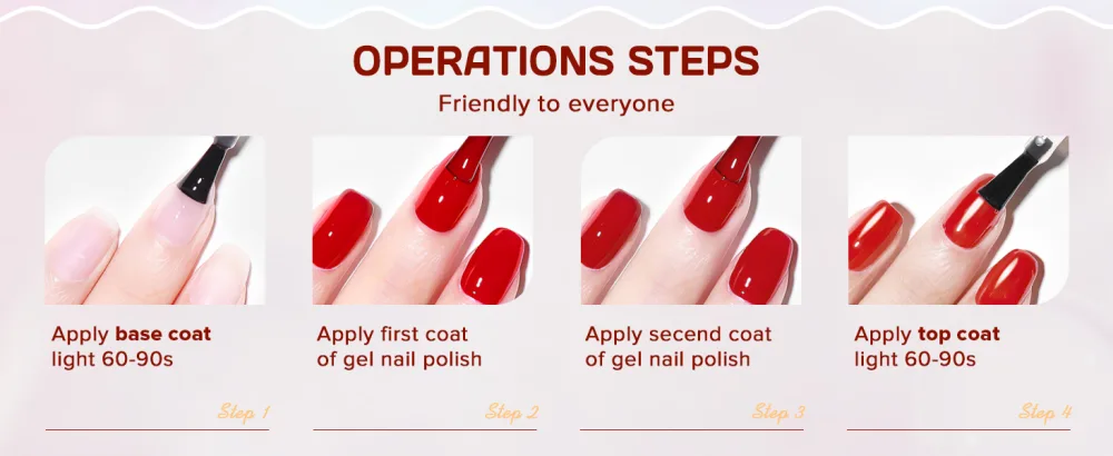 Lemecima Gel Nail Polish Base Coat and Top Coat Set 28+ Days Gloss Shiny Long Lasting Drying under UV/LED Lamp - product information 12