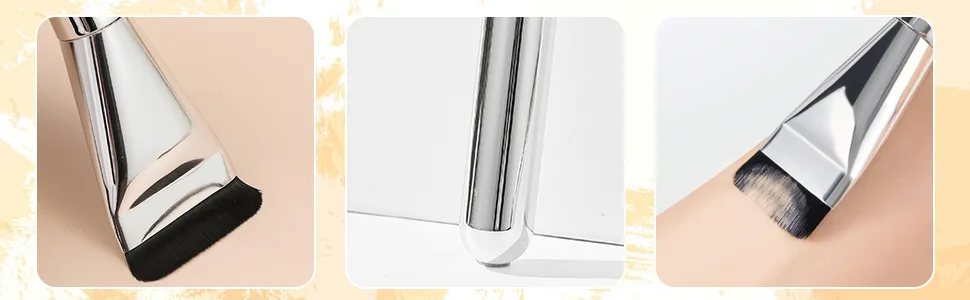Foundation Brush for Liquid Makeup Makeup Brush Super Flat Top Thin Traceless - product information 6