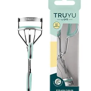 Truyu Eyelash Curler Light Blue Spring Action for Long Lasting Extra Wide Eyelash Curl Comes with Two Replacement Silicone Pads. - truyu