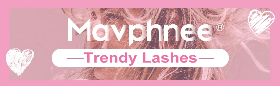 Lashes Natural Look Eyelashes Cat Eye Wispy Clear Band 3D False Lashes Fake Eyelashes 7 Pairs by Mavphnee - product information 23