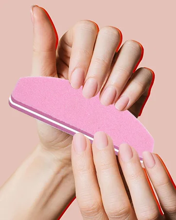 20PCS Nail Buffer 100/180 White Nail Buffer Blocks for Natural Gel & Acrylic Nails Half Moon Buffer Sanding Block Professional Salon Nail Buffing Block Manicure Tools - nail buffer