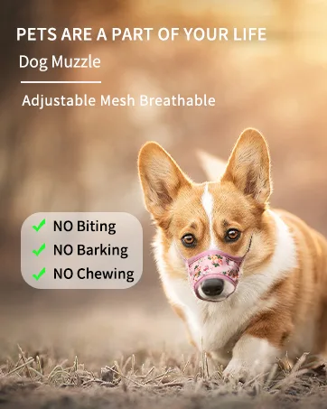 HEELE Dog Collar Medium Multi-Colour Patterned Soft Comfy Dog Pet Collars Easy Adjustable Collar for Small Medium Dogs Indoor Outdoor Activities Pink M M (Length 34-53cm Width 2cm) Pink - dog muzzle