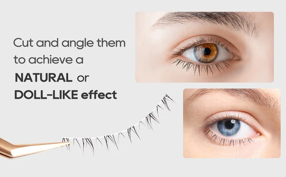 Eyelashes False Bottom Lashes Lower Lashes Strip Natural Under Lashes Fake Eyelashes Onlyall Bottom Eyelashes 7 Pairs R-2 R-2 Bottom Lashes - OA-R2
