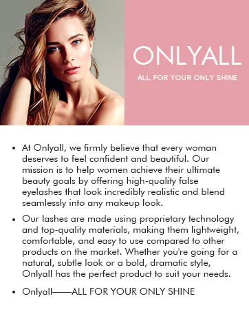 Onlyall Lashes Natural Look False Eyelashes Volume Lashes Mink Soft Eye Lashes Fluffy False Lashes 13MM A12 A12 Natural Wispy (8MM-13MM) - brand story
