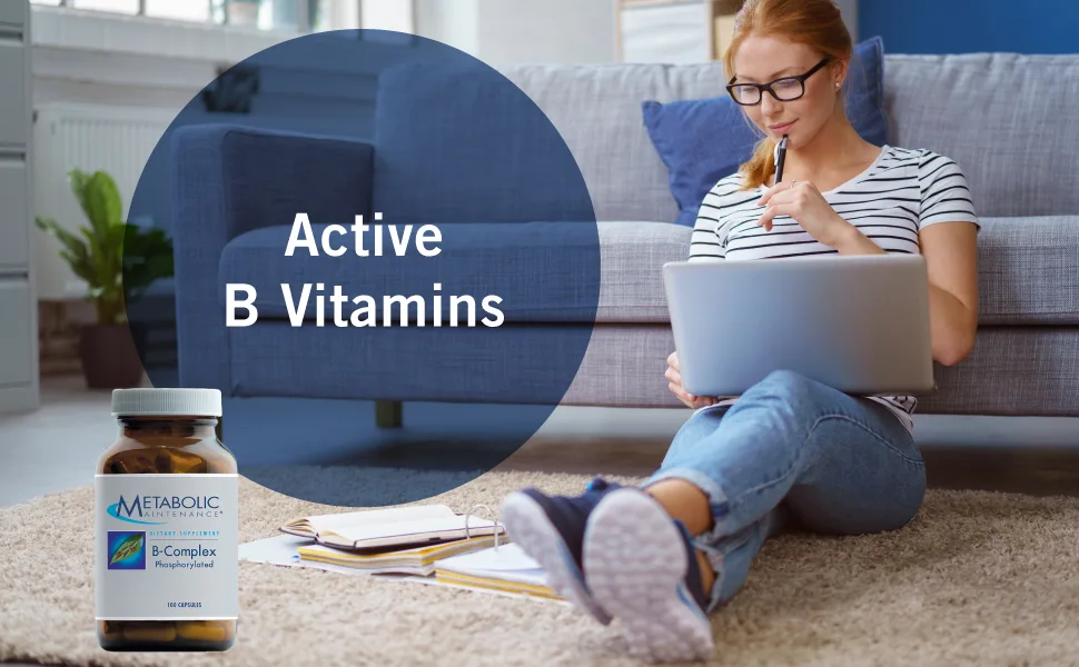Metabolic Maintenance B-Complex Phosphorylated 100 Capsules - active b vitamins