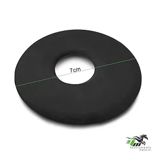 Rubber Bit Guards Cheek Rings Horse Pony Tack Saddlery Accessories Equestrian (Black 7CM) - product information 6